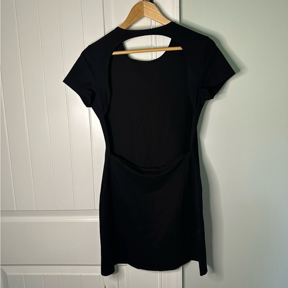 Reformation Knit mini Dress Black -Size M Retails $129.00 NWT-Christy - Picture 8 of 13